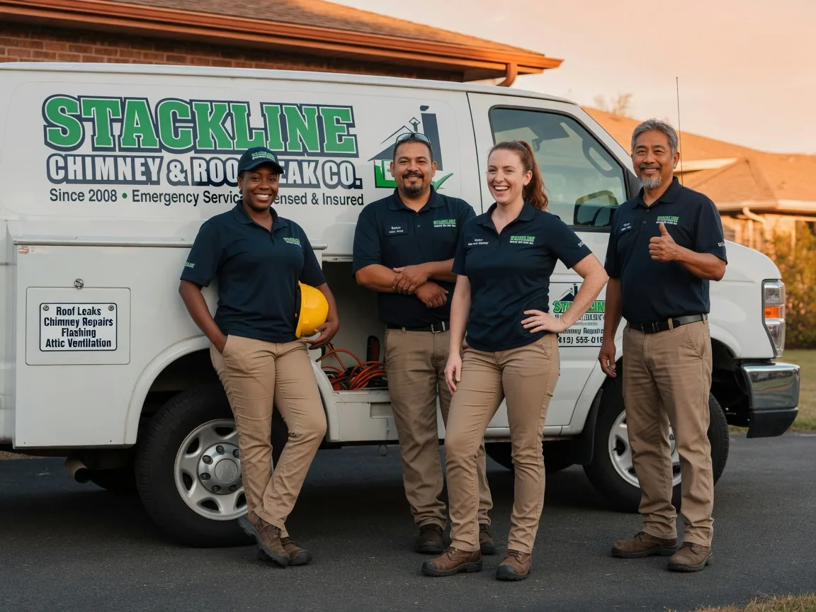 Chimney flashing repair company in Rome, GA